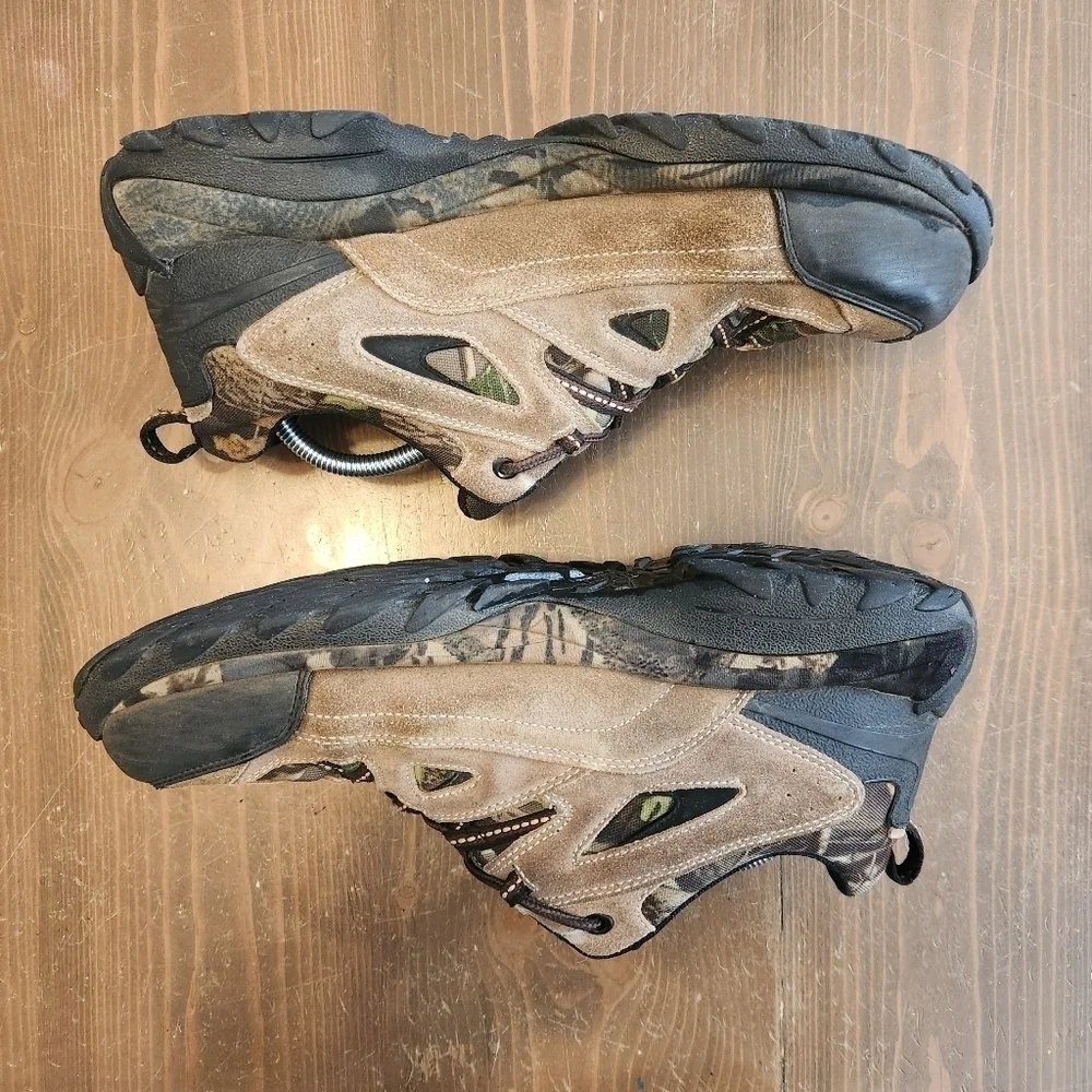 RED HEAD Brand Granite Peak Waterproof Hikers, Men's Sz 12 Tan Brown & Camo